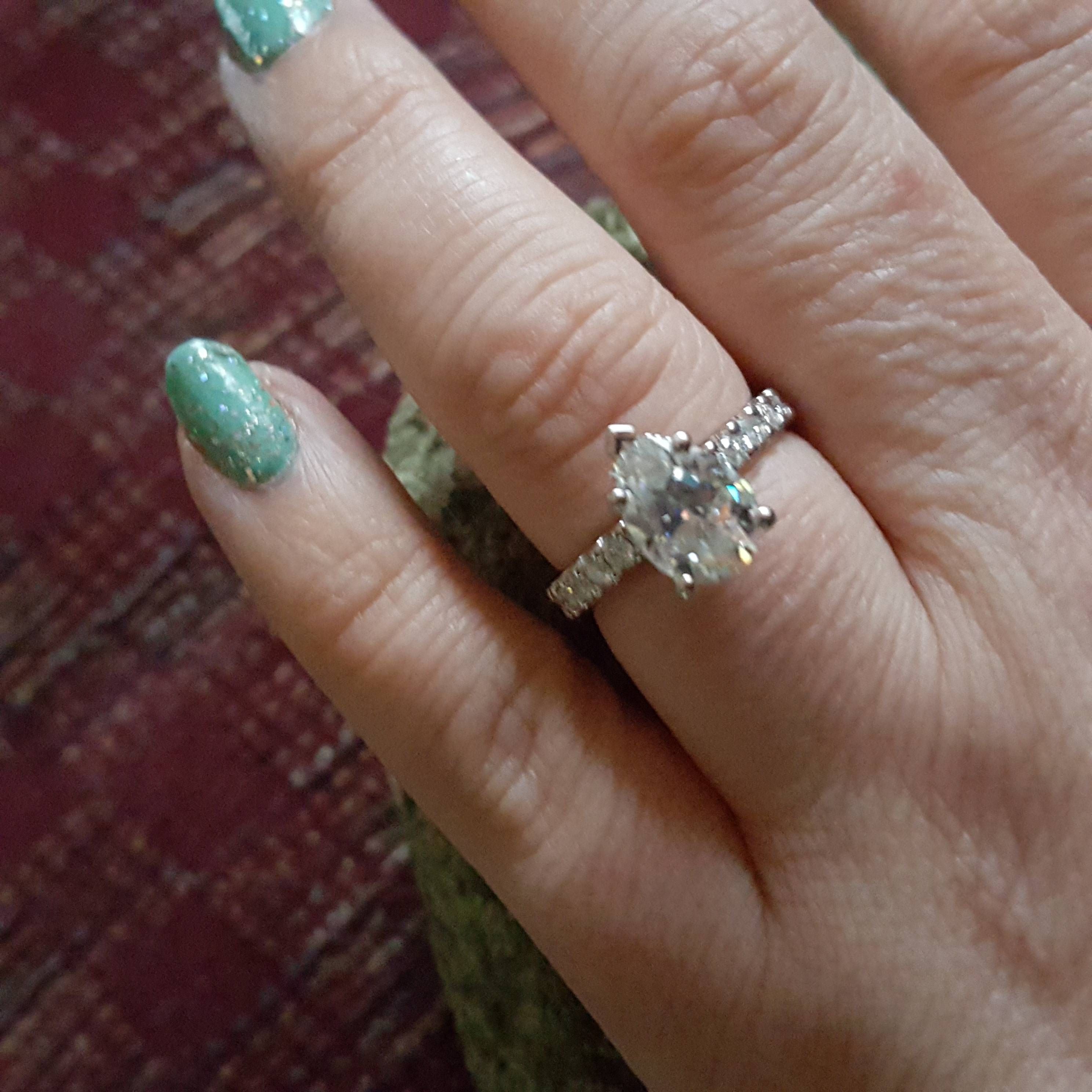 Show Off Your Flashy Engagement/wedding Rings! – Weddingbee For Flashy Wedding Rings (View 14 of 15)