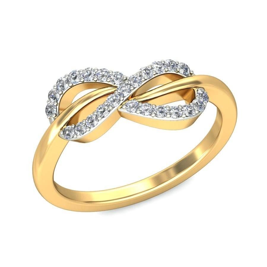 Tantalizing Infinity Ring Diamond Ring  (View 8 of 15)