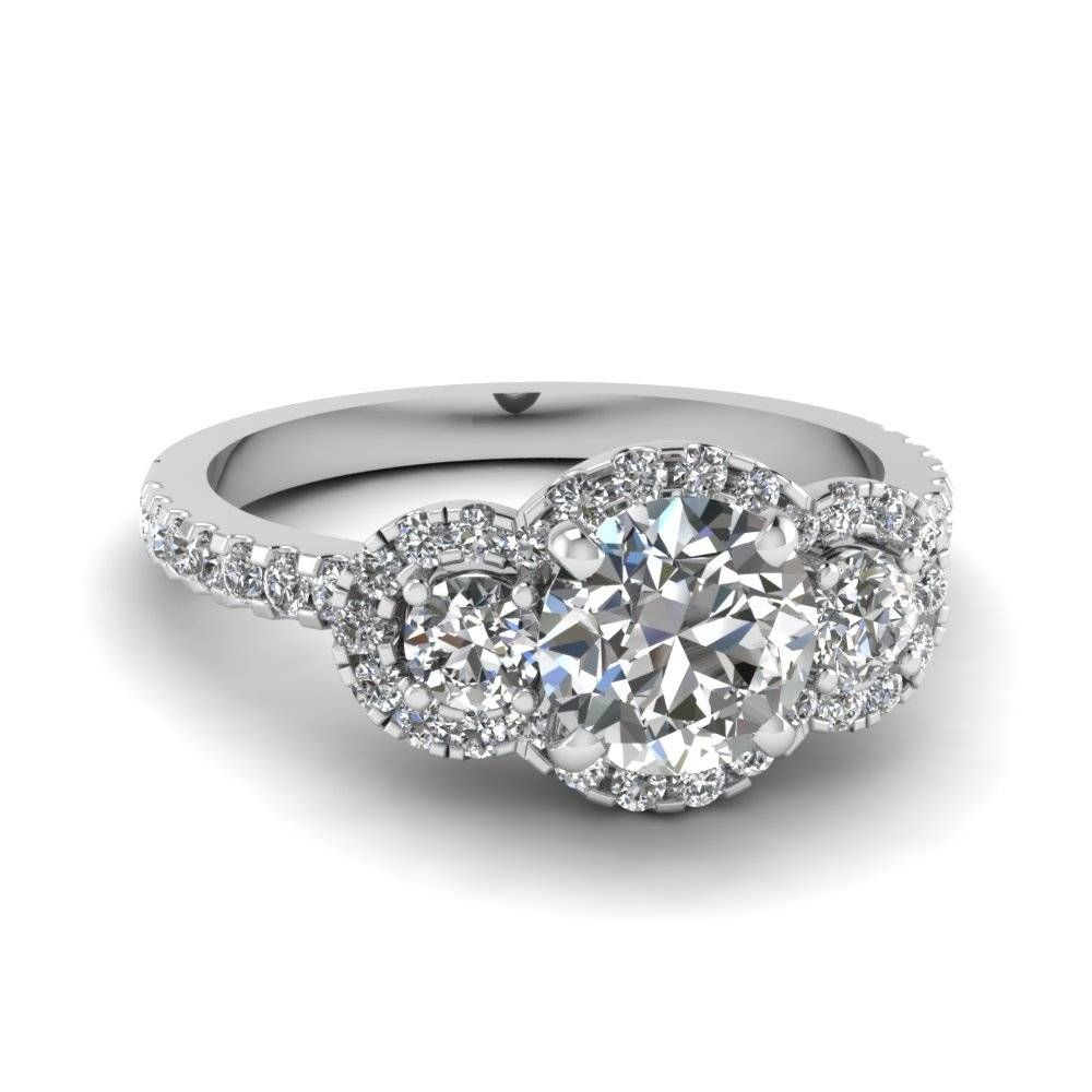 Featured Photo of Top 15 of Trinity Diamond Engagement Rings