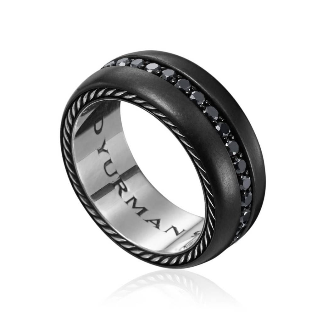 Tips On How To Choose Men Black Wedding Bands | Wedding Ideas Intended For Mens Wedding Ring With Black Diamonds (View 4 of 15)
