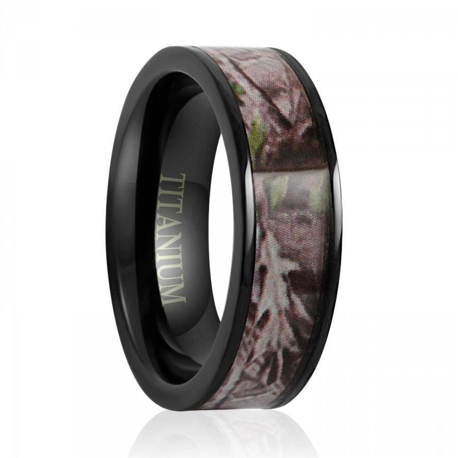Titanium Wedding Band, Titanium Ring,titanium Engagement Ring, 7mm With Regard To Black Titanium Wedding Bands For Men (View 8 of 15)