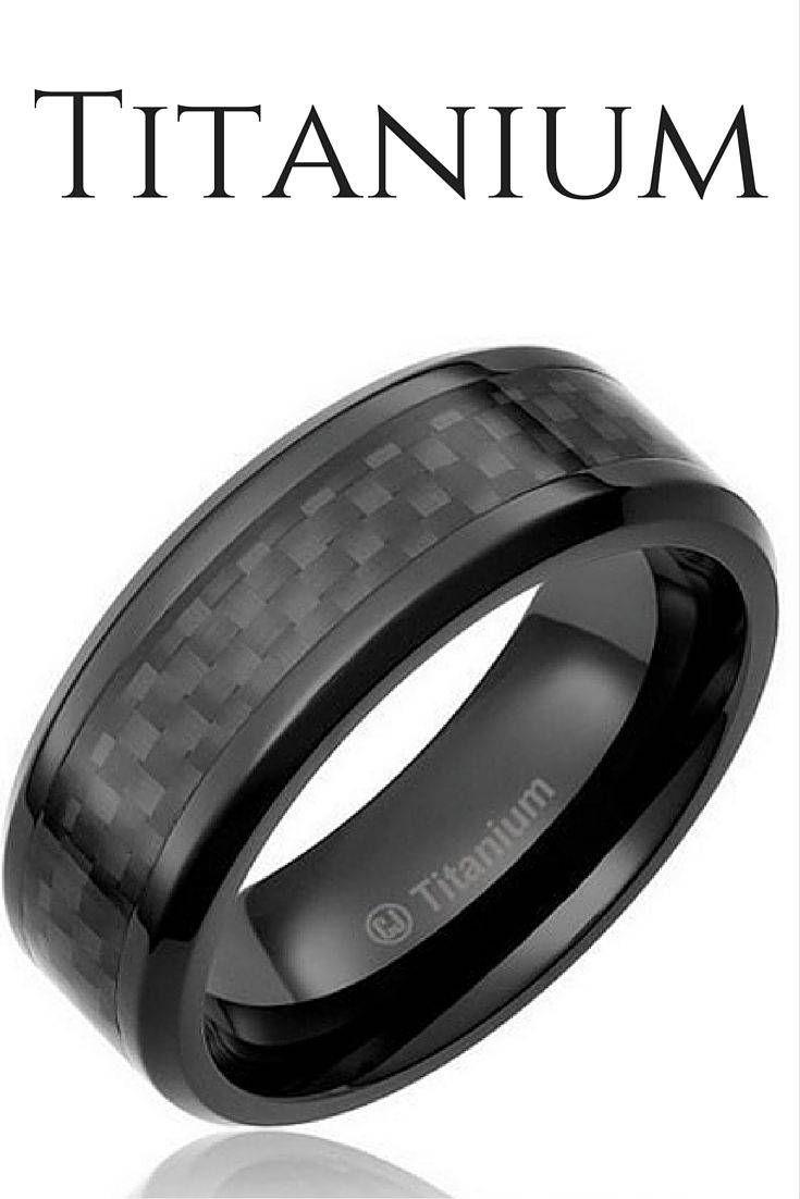 Top 25+ Best Men Wedding Rings Ideas On Pinterest | Tungsten Mens Pertaining To Black Wedding Bands (View 14 of 15)