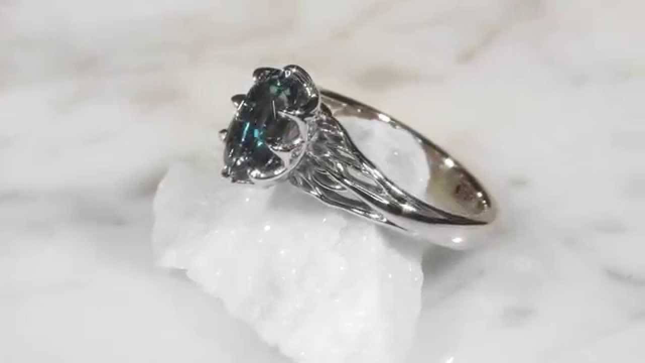 Tree Of Life Engagement Ring With Tourmaline – Youtube Throughout Tree Of Life Engagement Rings (View 2 of 15)