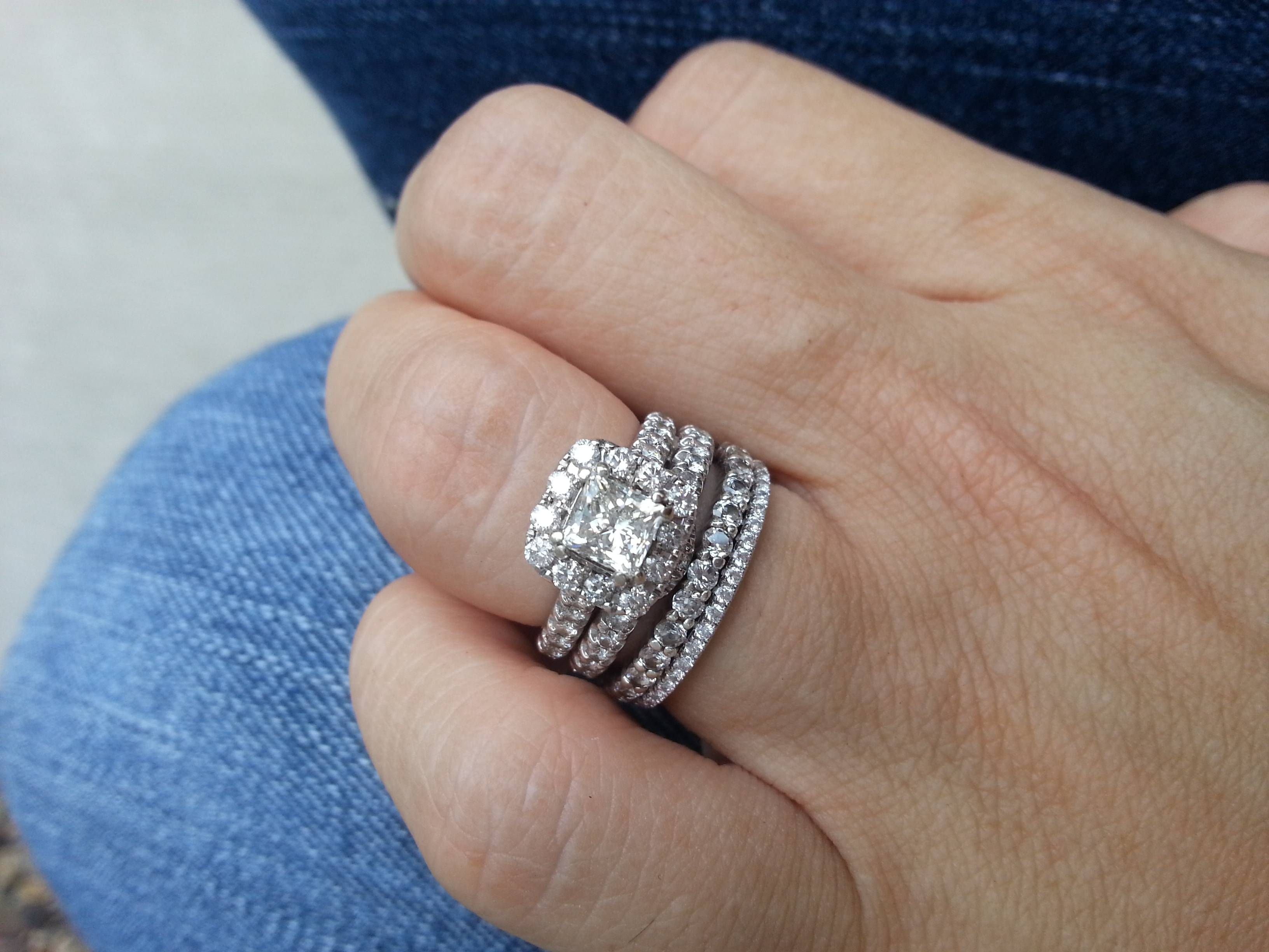 Two Or More Bands? – Multiple Wedding Bands – Weddingbee In Multiple Wedding Bands (View 2 of 15)