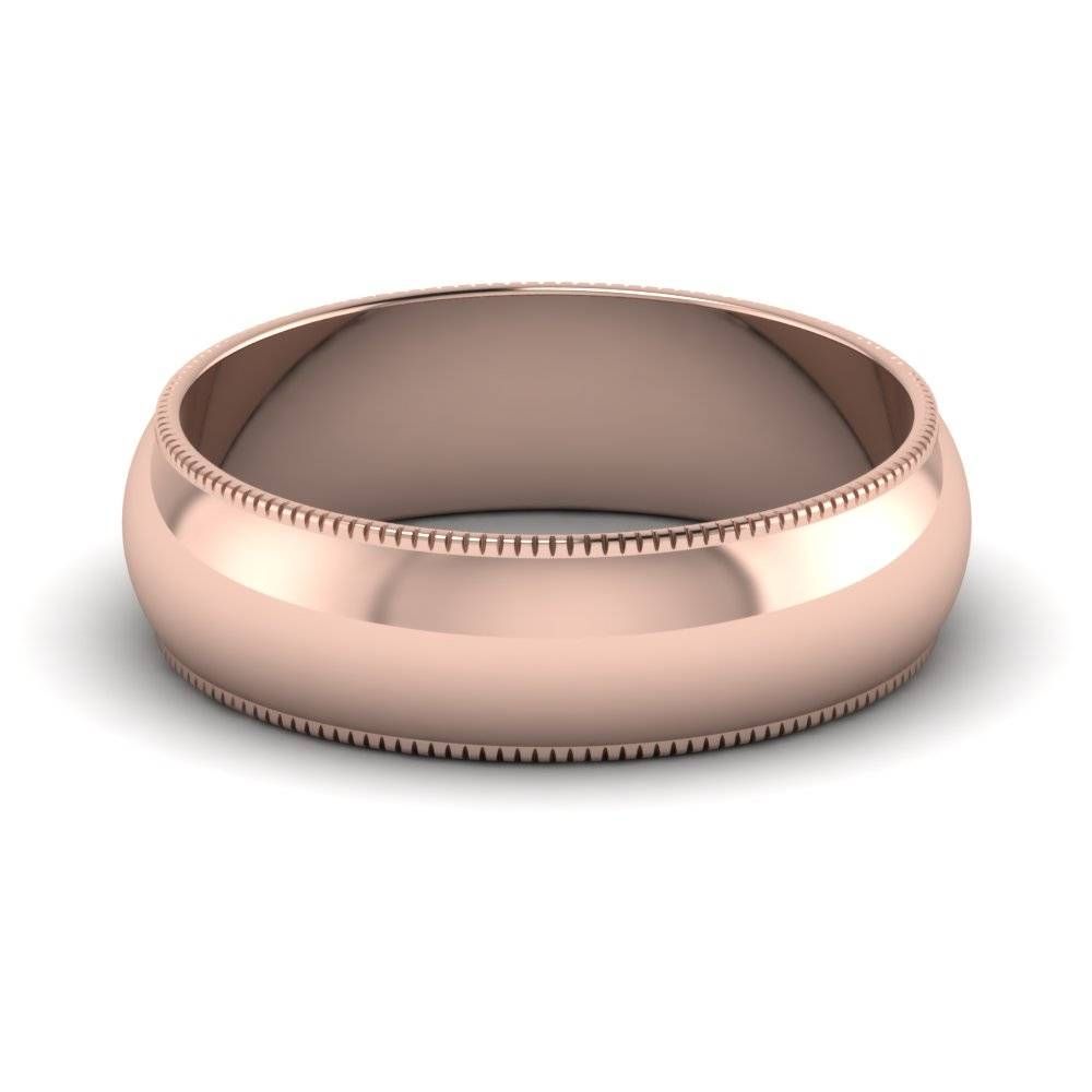 Unique And Affordable 14k Rose Gold Mens Wedding Band Regarding Hammered Rose Gold Mens Wedding Bands (View 15 of 15)