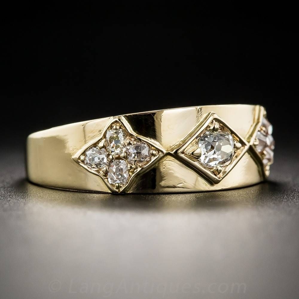 Vintage English Diamond Band Ring – Archive Throughout English Engagement Rings (View 14 of 15)