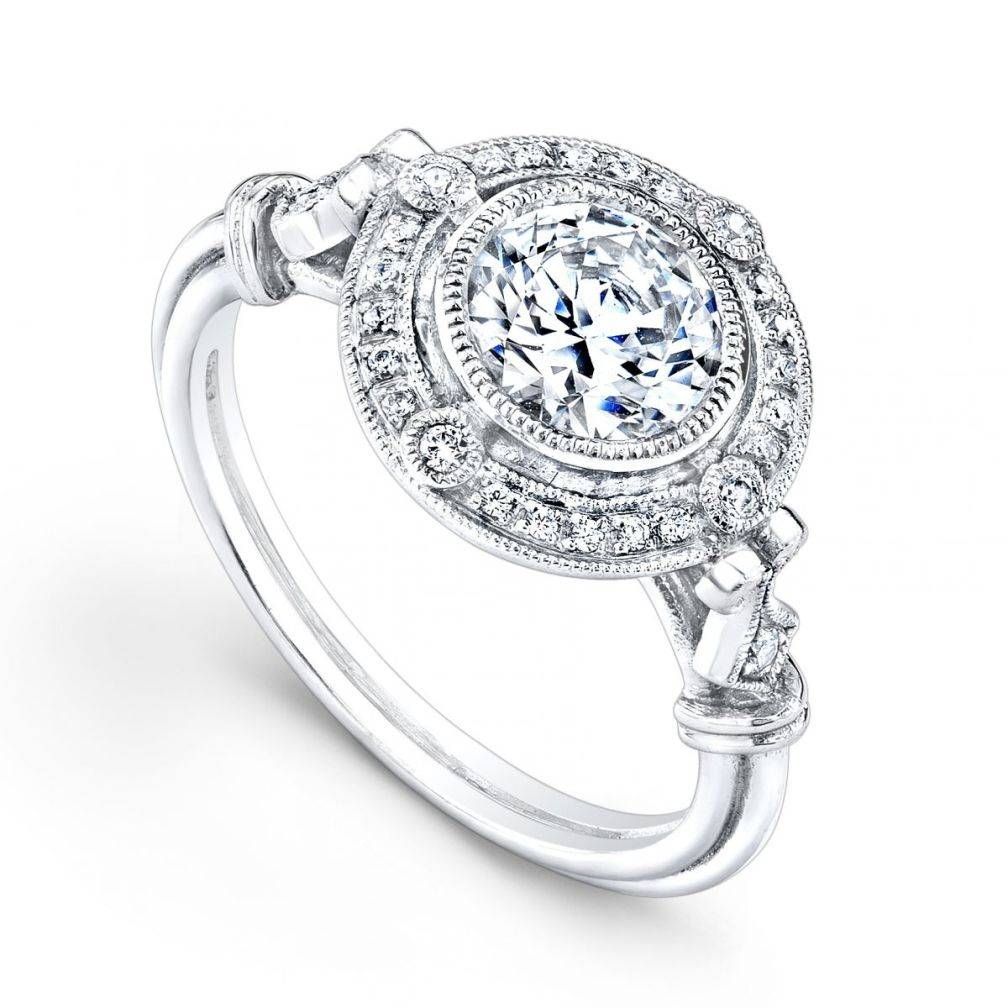 Vintage Modern Engagement Rings | Wedding, Promise, Diamond Throughout Modern Vintage Wedding Rings (View 3 of 15)
