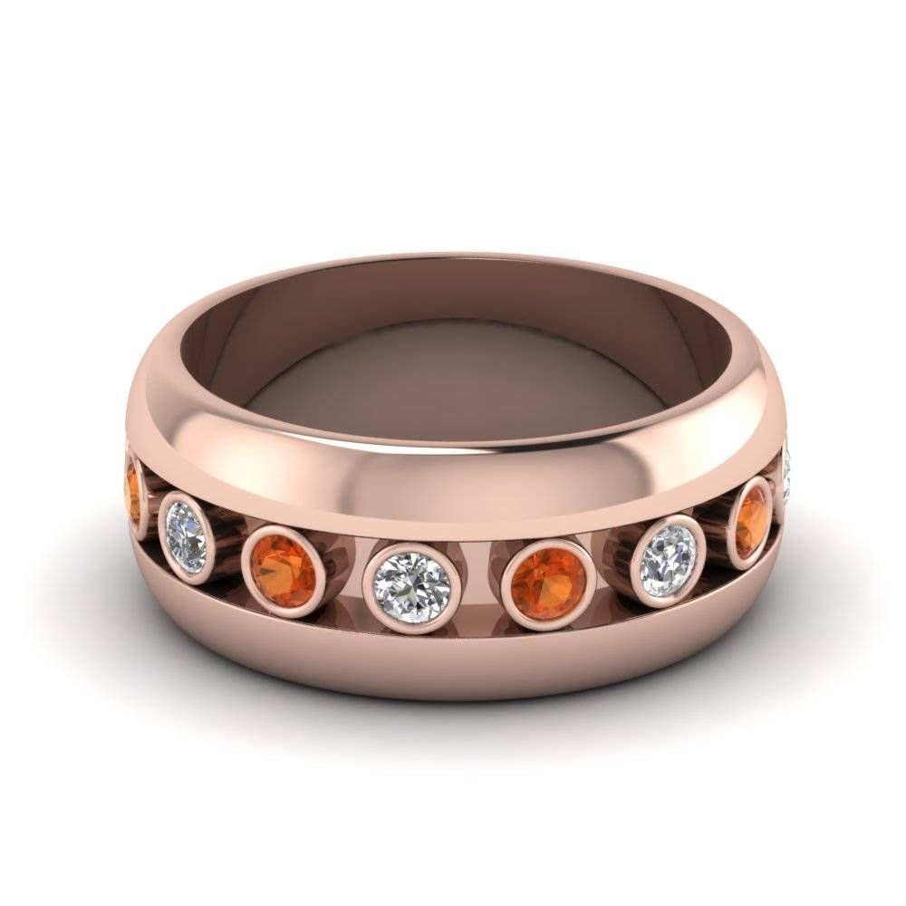 Wedding Rings & Bands | Fascinating Diamonds Throughout Rose Gold Men's Wedding Bands With Diamonds (Photo 160 of 339)