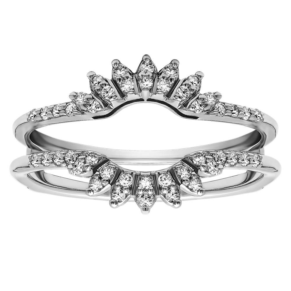 Wedding Rings : Custom Wedding Rings Wedding Band Sets Silver Pertaining To Wrap Around Engagement Rings Wedding Band (View 15 of 15)