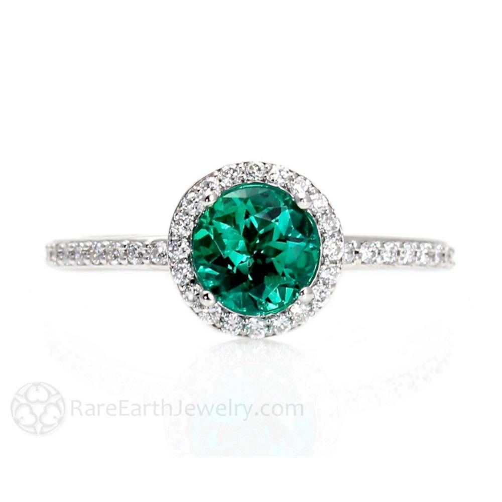 Wedding Rings : Diamond And Emerald Wedding Rings Emeralds Regarding Emeralds Engagement Rings (View 6 of 15)