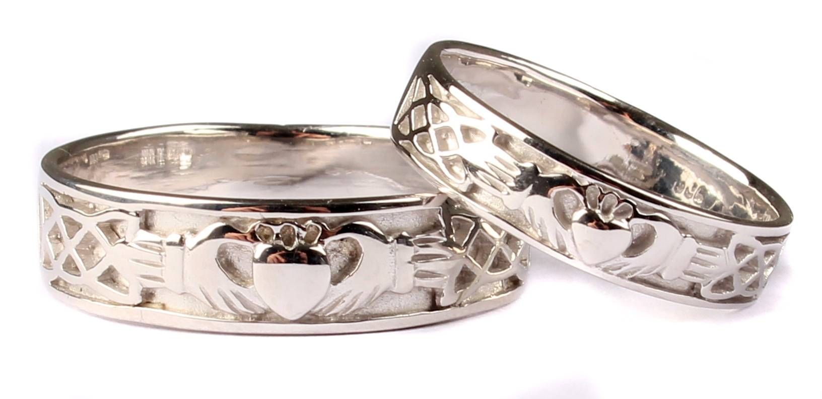 Wedding Rings : Diamond Claddagh Ring Claddagh Ring Gold Irish With Regard To Diamond Claddagh Engagement &amp; Wedding Ring Sets (View 11 of 15)