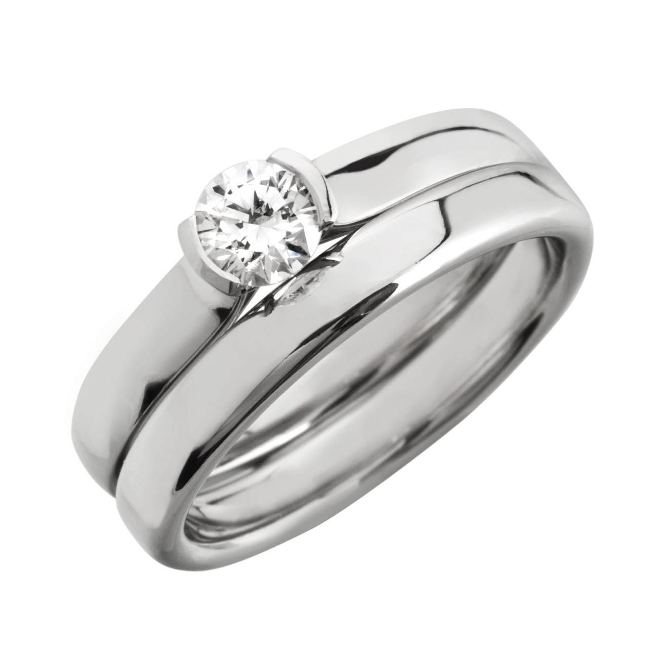 Wedding Rings : Engagement Rings Set Diamond Bridal Ring Sets For Engagement Rings And Wedding Band Set (View 5 of 15)