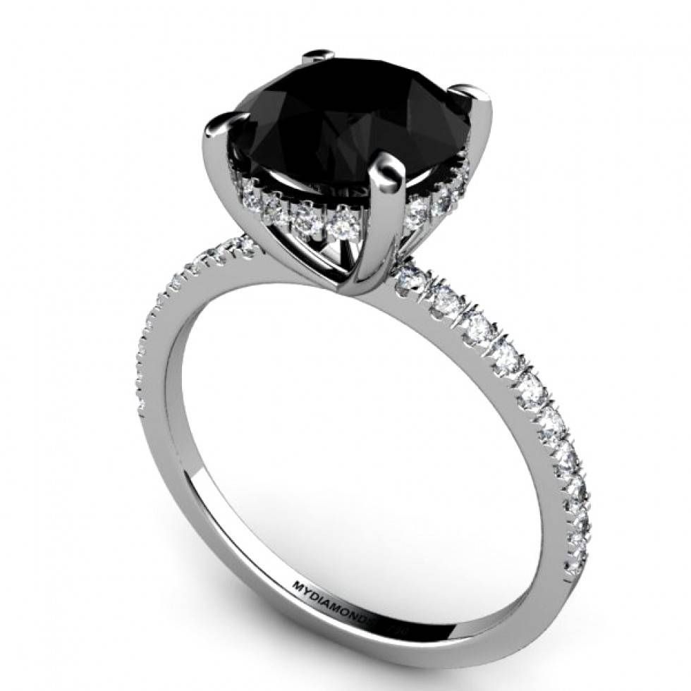 Wedding Rings : The Elegant Black Diamond Wedding Rings Attire Intended For Wedding Rings With Black Diamonds (View 6 of 15)