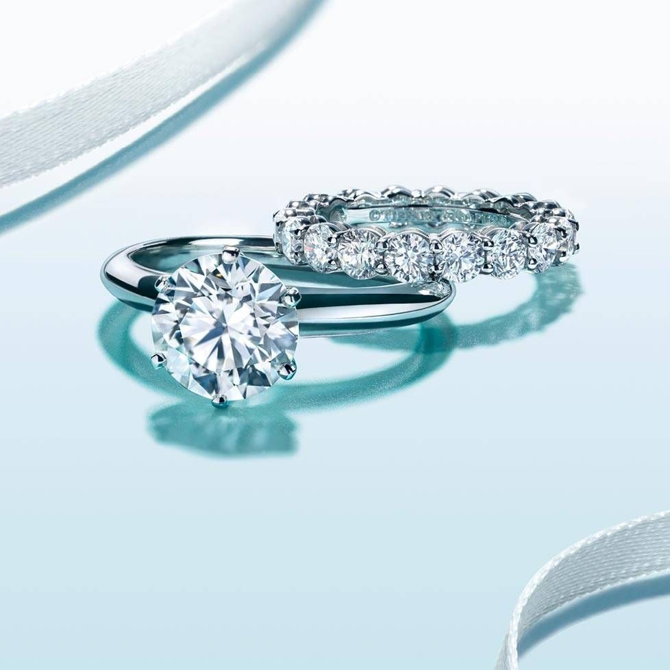 Wedding Rings : Tiffany Engagement Ring And Wedding Band The For Tiffanys Wedding Bands (Photo 124 of 339)