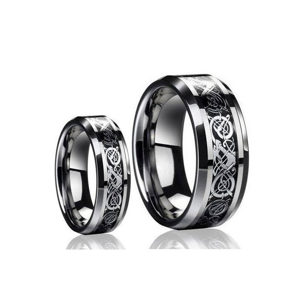 Wedding Rings : Tungsten Wedding Ring Black Tungsten Wedding Rings Intended For Tungsten Wedding Rings For Her (View 7 of 15)