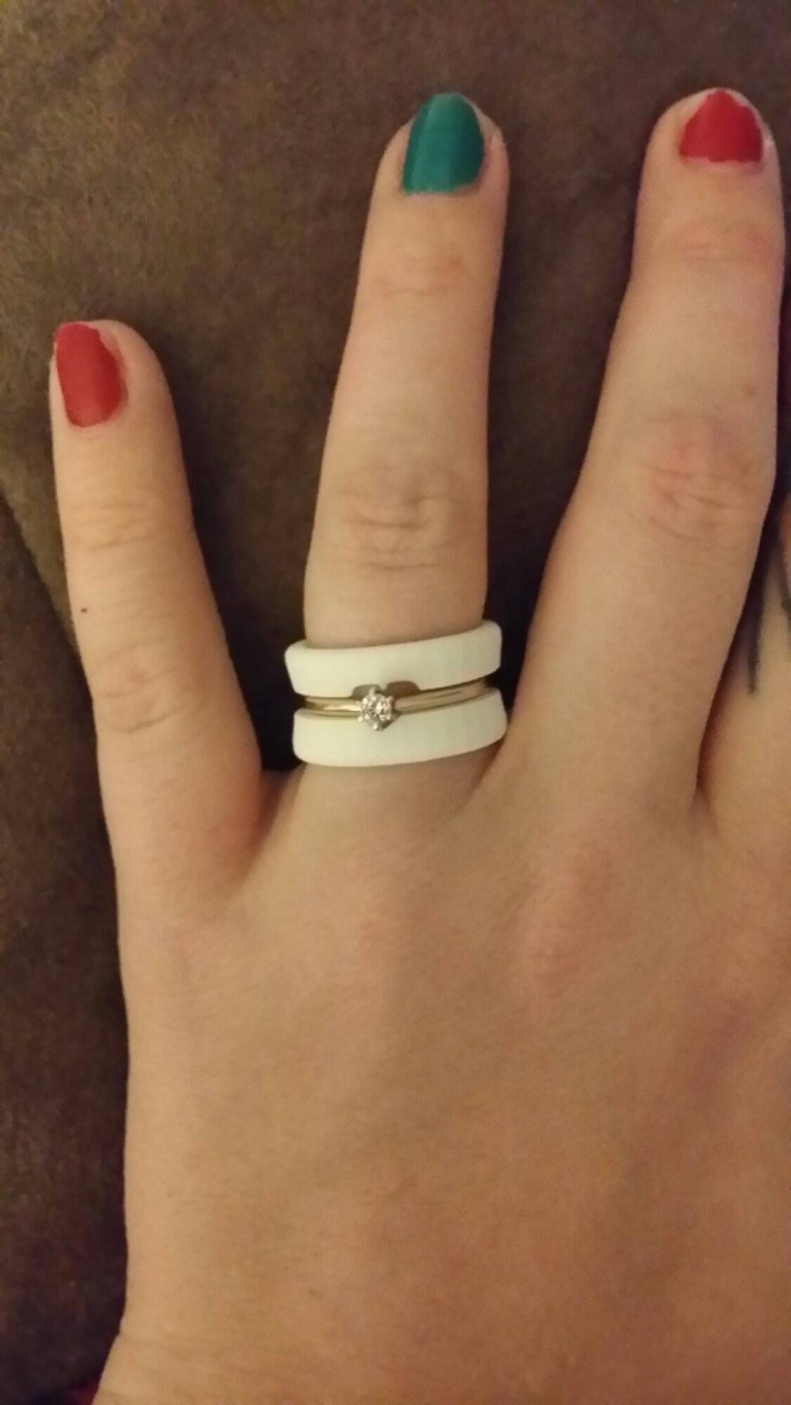 Wedding Rings : Wedding Band Sets Ring Enhancer Bridal Ring Sets Throughout Engagement Rings Wrap Around Band (View 8 of 15)