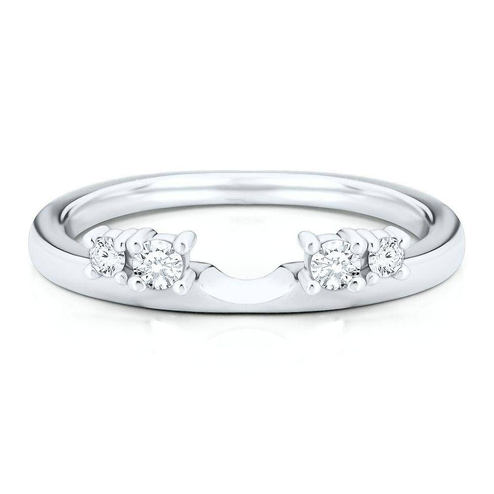 Wedding Rings : Wedding Ring Wraps Diamond Ring Settings Wedding In Wrap Around Engagement Rings Wedding Band (View 11 of 15)