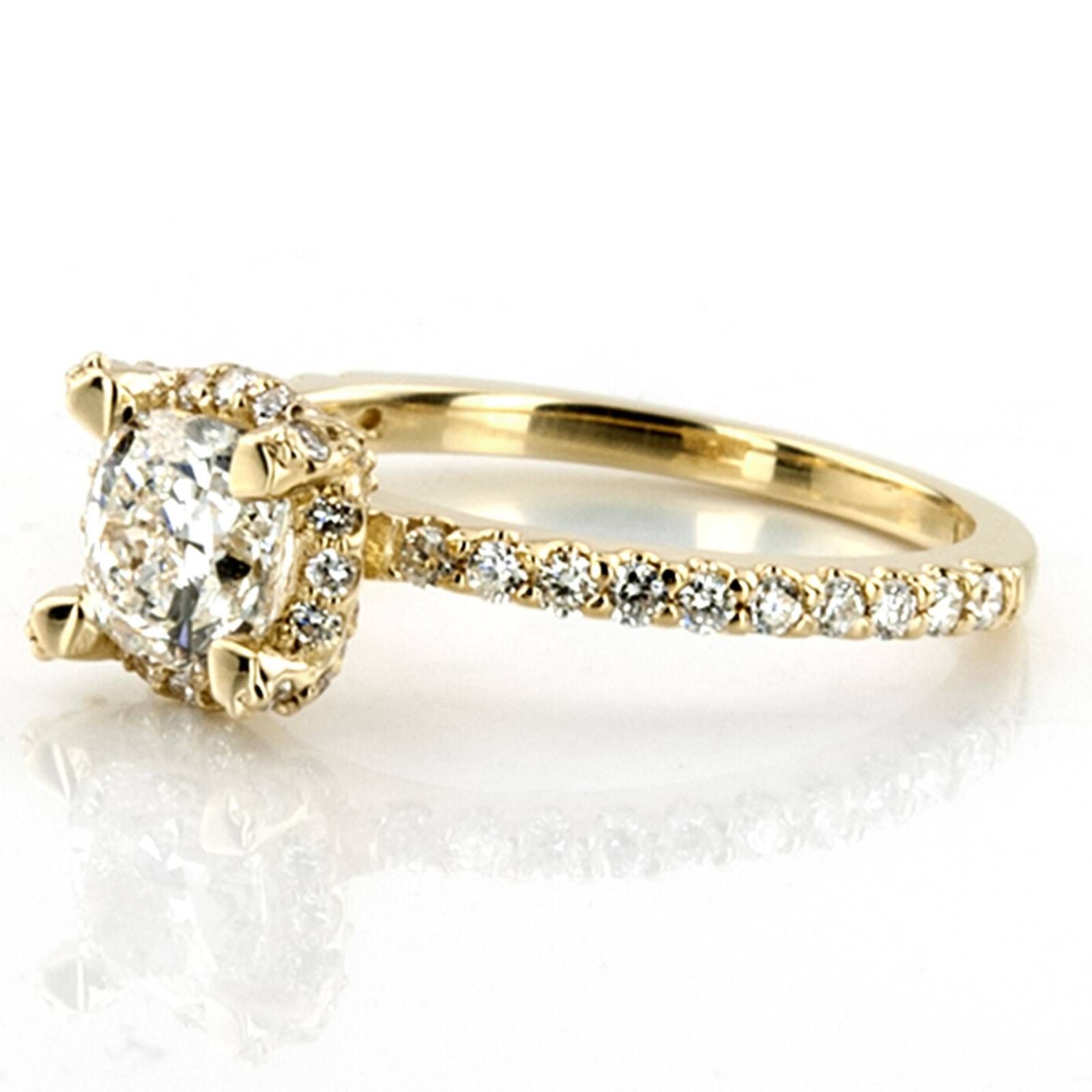Women S Yellow Gold Diamond Rings | Wedding, Promise, Diamond In Cheap Yellow Gold Wedding Rings (View 12 of 15)