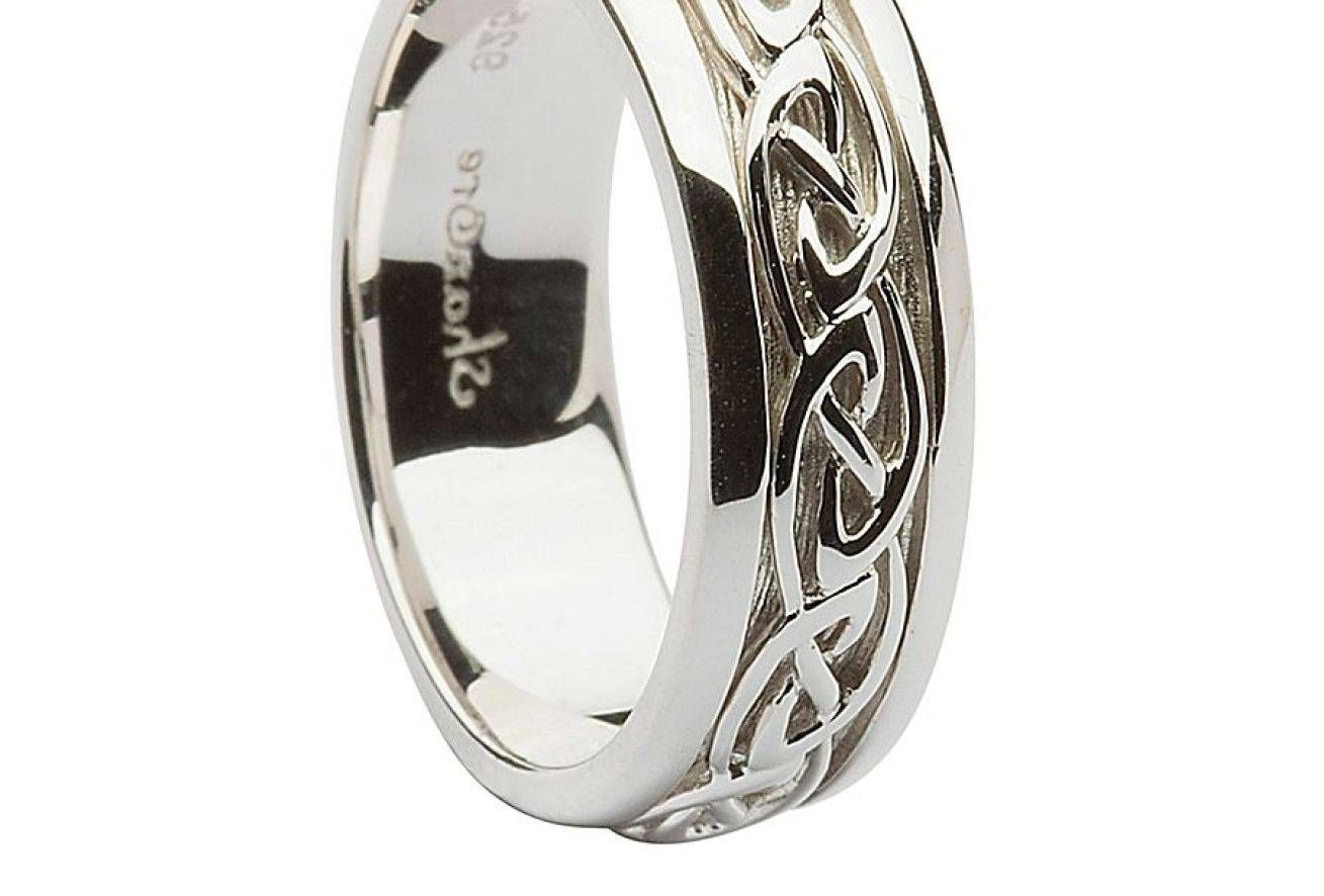 Wonderful Illustration Of Shaped Wedding Rings Plain Enchanting With Cheap Irish Engagement Rings (View 12 of 15)