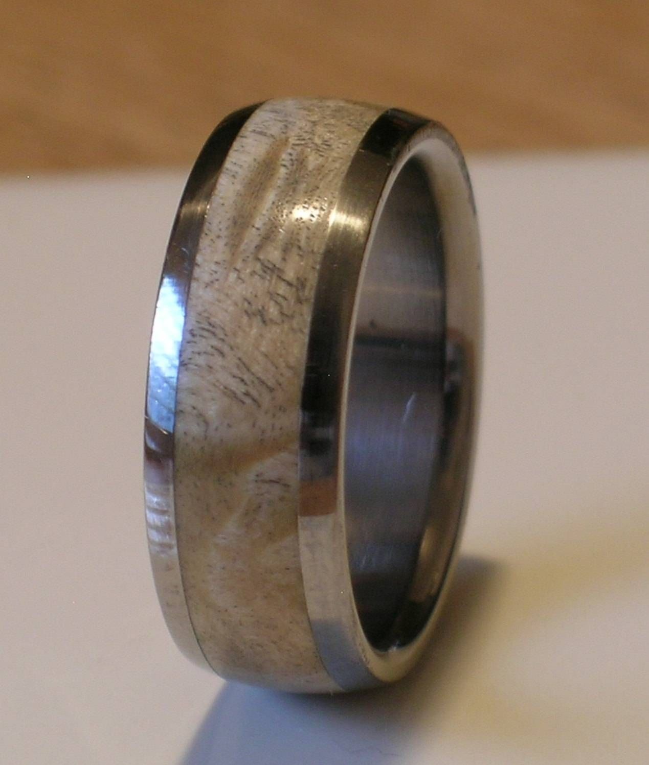 Wooden Wedding Rings Of Distinct And Generosity | Wedding Ideas Pertaining To Wood Inlay Men&#039;s Wedding Bands (View 4 of 15)