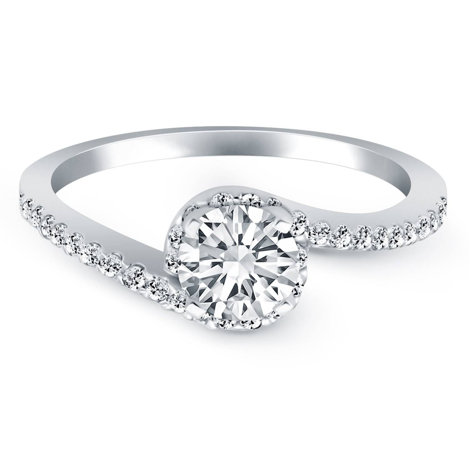 Wrap Around Diamond Rings | Wedding, Promise, Diamond, Engagement Inside Wrap Around Wedding Bands (View 6 of 15)