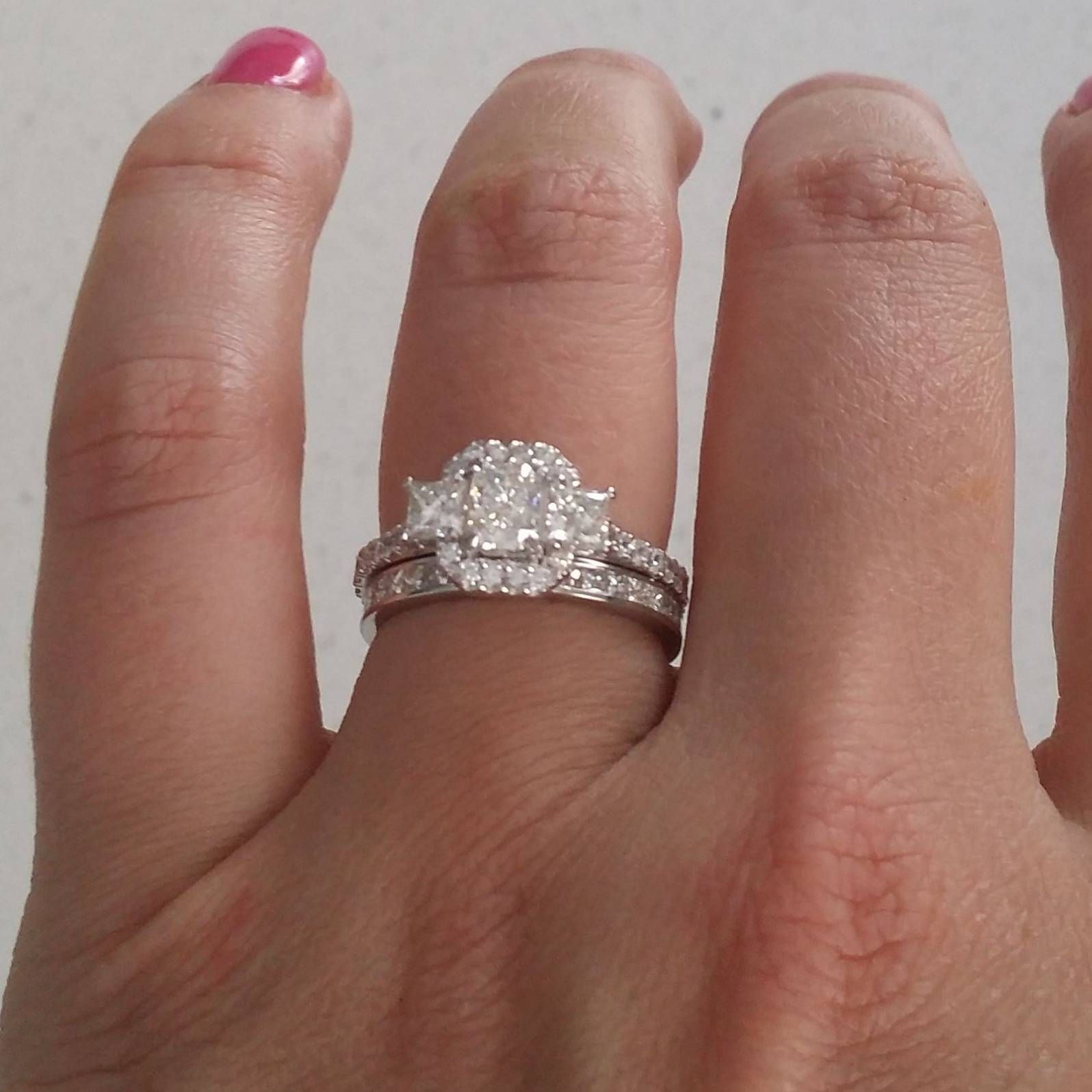1/2 Carat Radiant!!! – Weddingbee Intended For Rectangular Radiant Cut Diamond Engagement Rings (View 14 of 15)