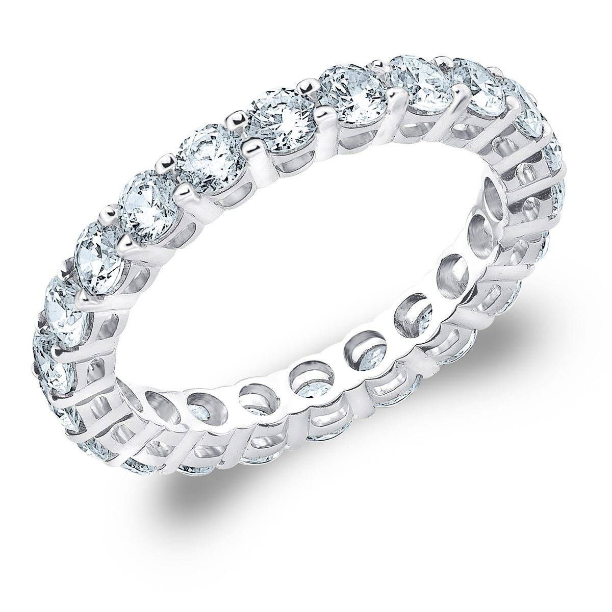 Featured Photo of 2024 Latest Diamond Eternity Wedding Bands