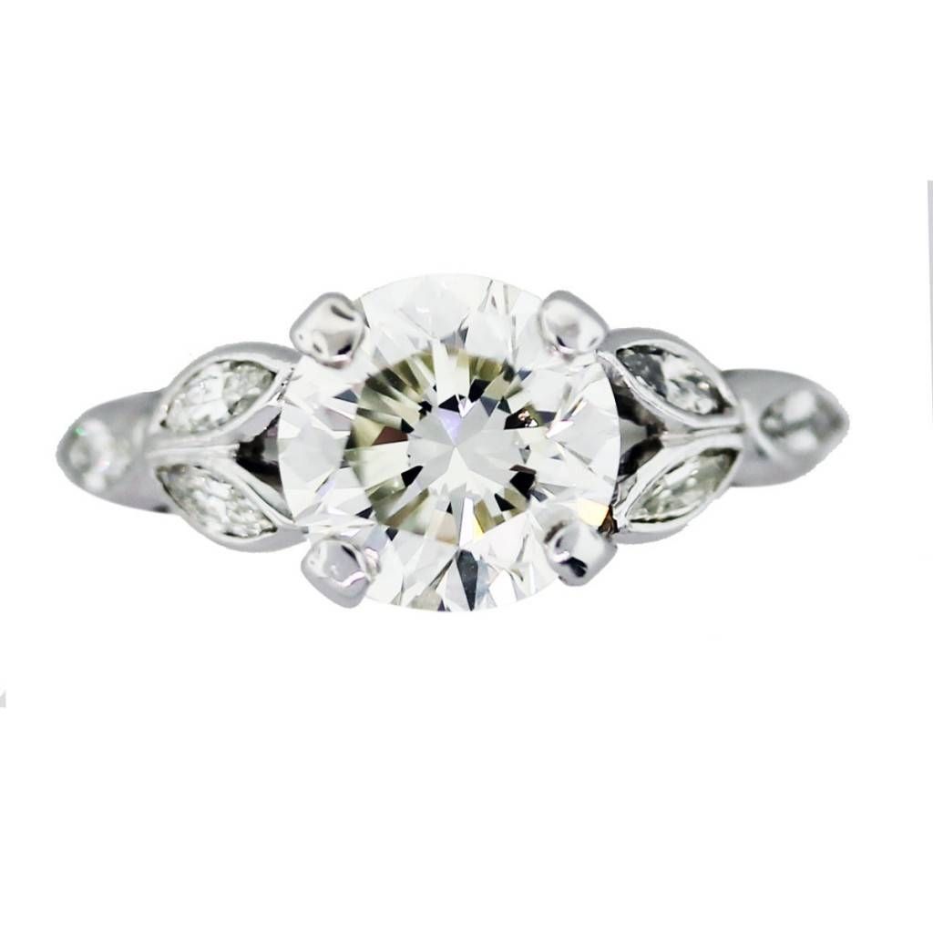 3 Carat Round Diamond Engagement Ring Set In Platinum Boca Raton With Regard To Boca Raton Engagement Rings (View 11 of 15)