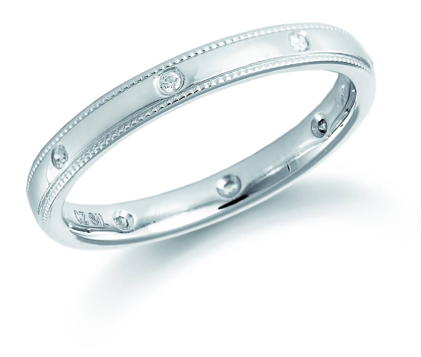 Beaded Edge Flush Set Diamond Wedding Ring – Page Fine Jewellery With Regard To Current Flush Set Diamond Wedding Bands (View 13 of 15)