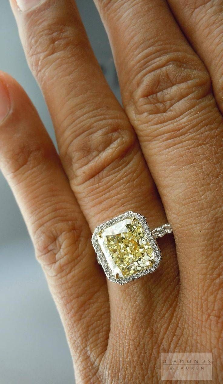 Best 25+ Canary Diamond Rings Ideas On Pinterest | Yellow Diamond Pertaining To Colorful Diamond Engagement Rings (View 14 of 15)