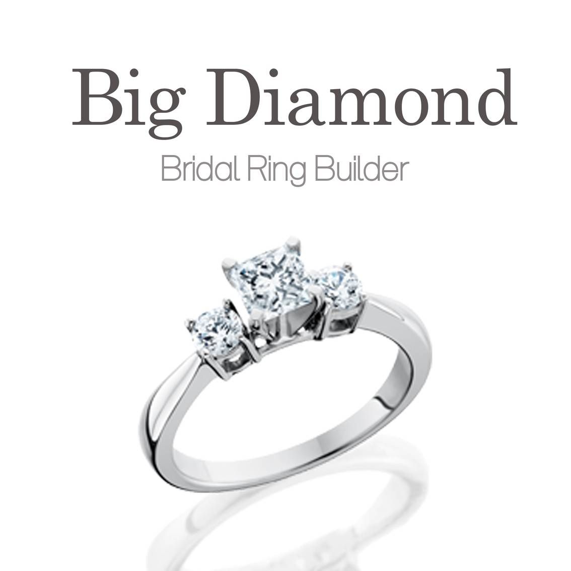 Big Diamond Bridal Ring | Big Diamond Bridal Ring | Jewelry In Jewelry Stores Wedding Rings (View 1 of 15)