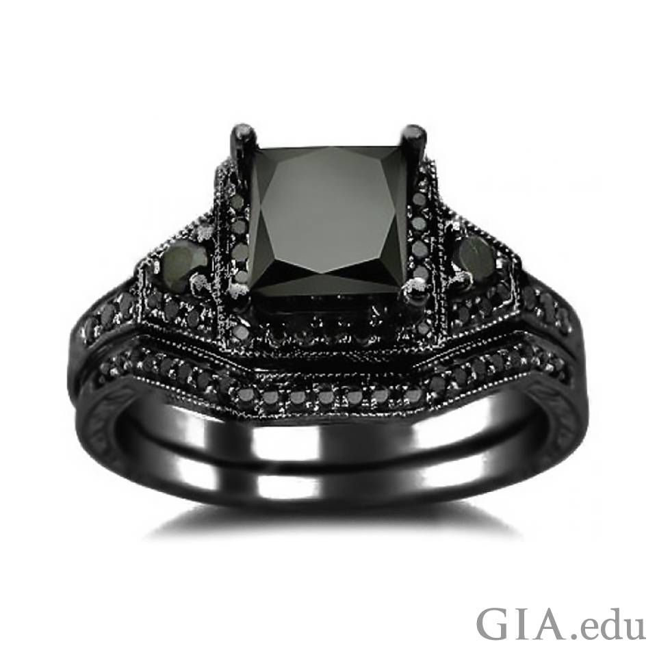 Black Diamonds: What You Need To Know Within Black Stone Wedding Rings (View 14 of 15)