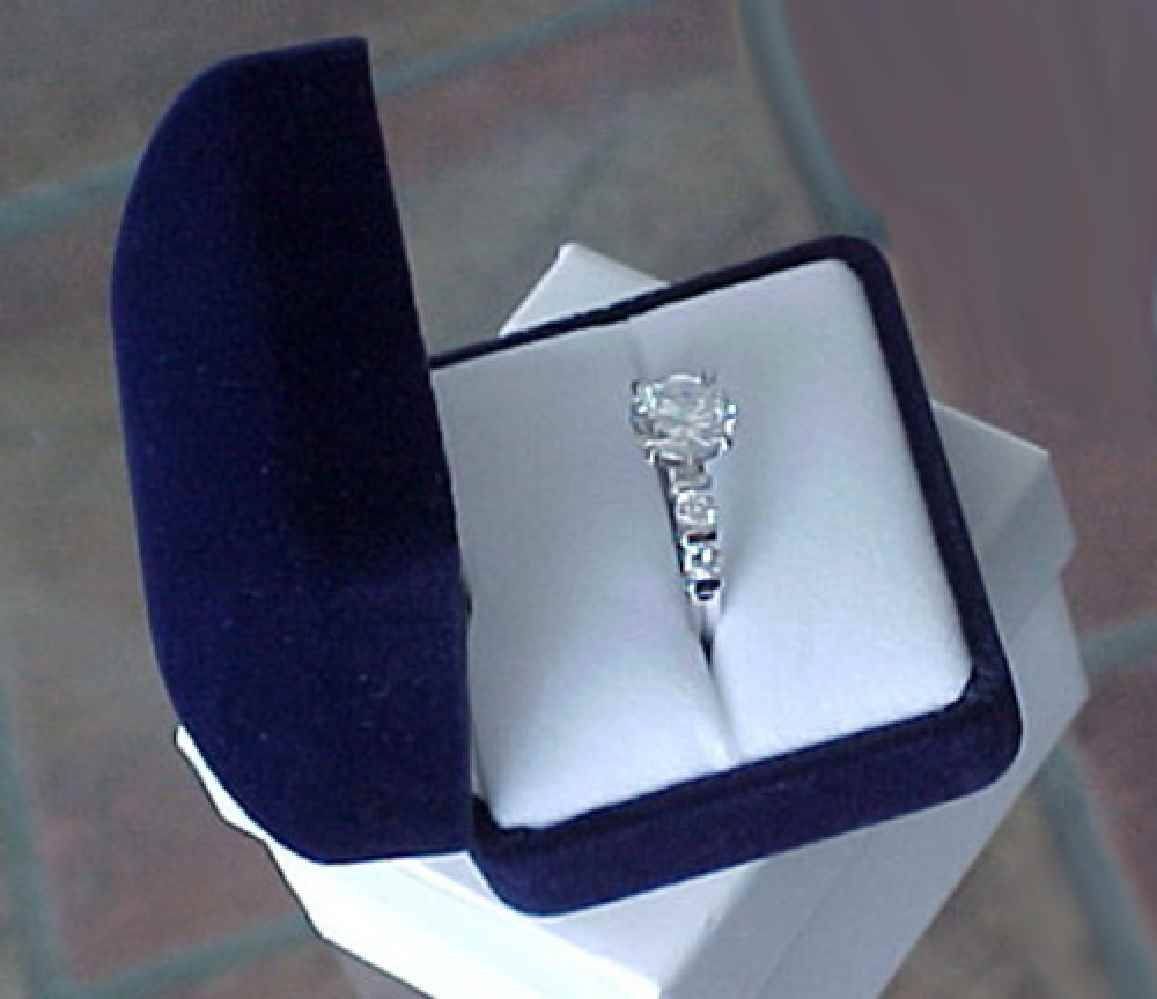 Blue Engagement Ring Box | Best Images Collections Hd For Gadget Regarding Engagement Rings In The Box (View 14 of 15)