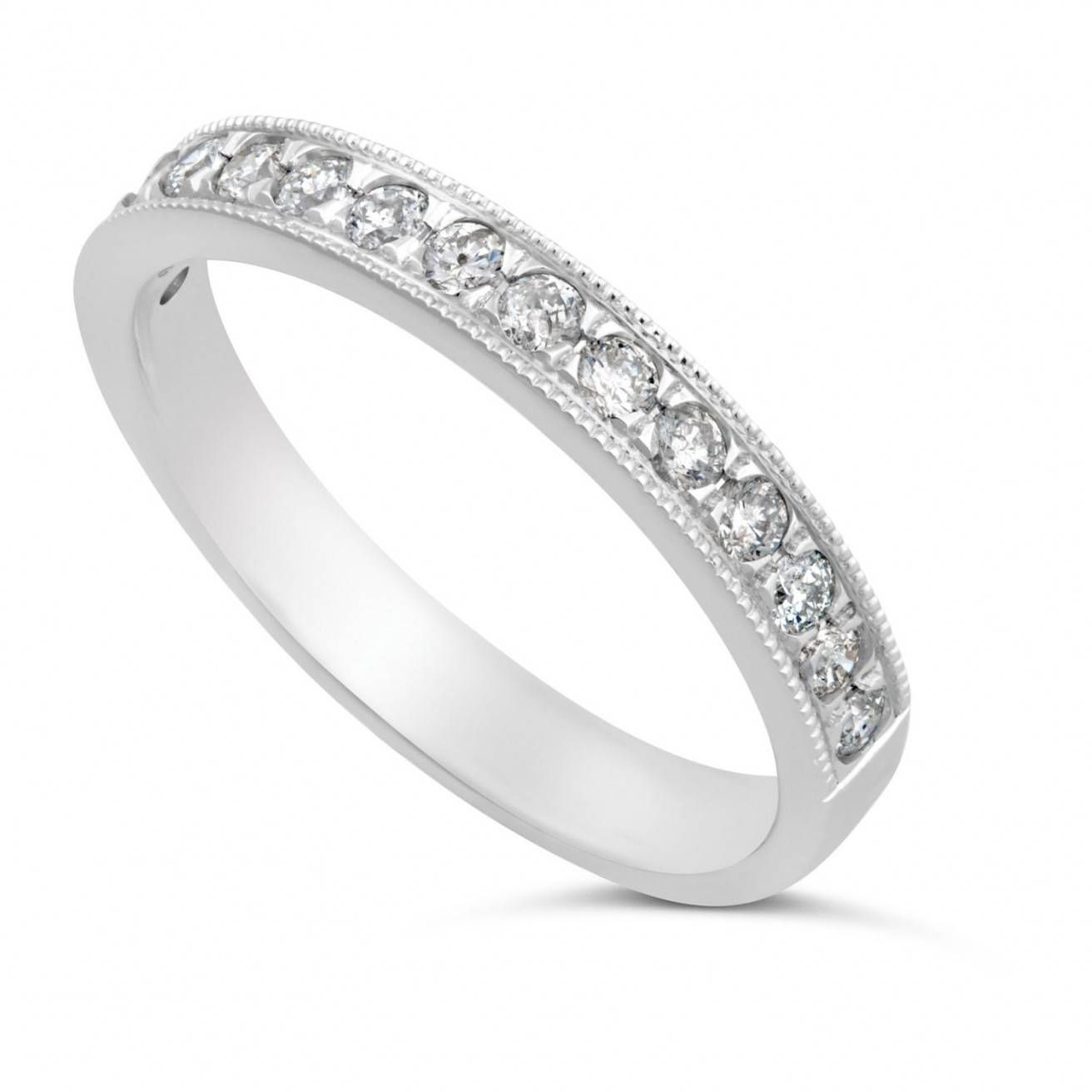 Buy A Diamond Wedding Ring – Fraser Hart For Recent White Gold Milgrain Wedding Bands (View 13 of 15)