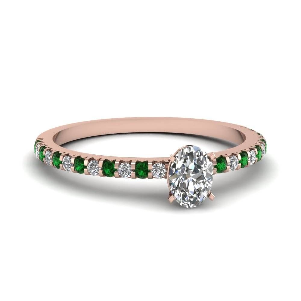 Buy Simple Emerald Engagement Rings Online | Fascinating Diamonds Throughout Buy Diamond Engagement Rings Online (View 13 of 15)