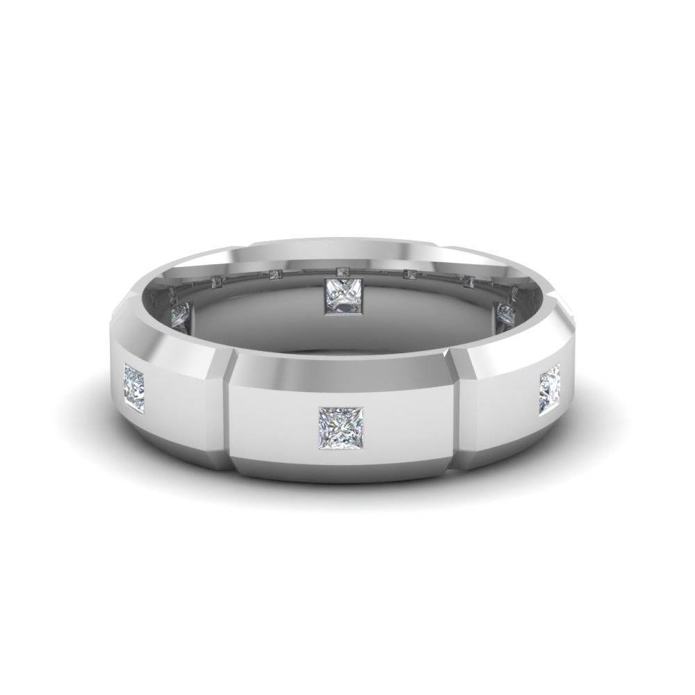 Classy And Elegant Platinum Mens Wedding Bands| Fascinating Diamonds With Regard To Best And Newest Platinum Mens Wedding Bands With Diamonds (View 11 of 15)