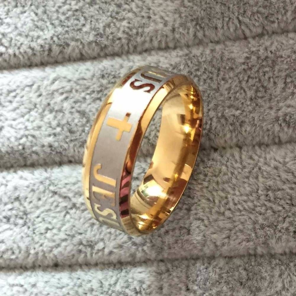 High Quality European Usa Tungsten Ring 8mm 18k Silver Gold Regarding Most Current European Wedding Bands (View 4 of 15)