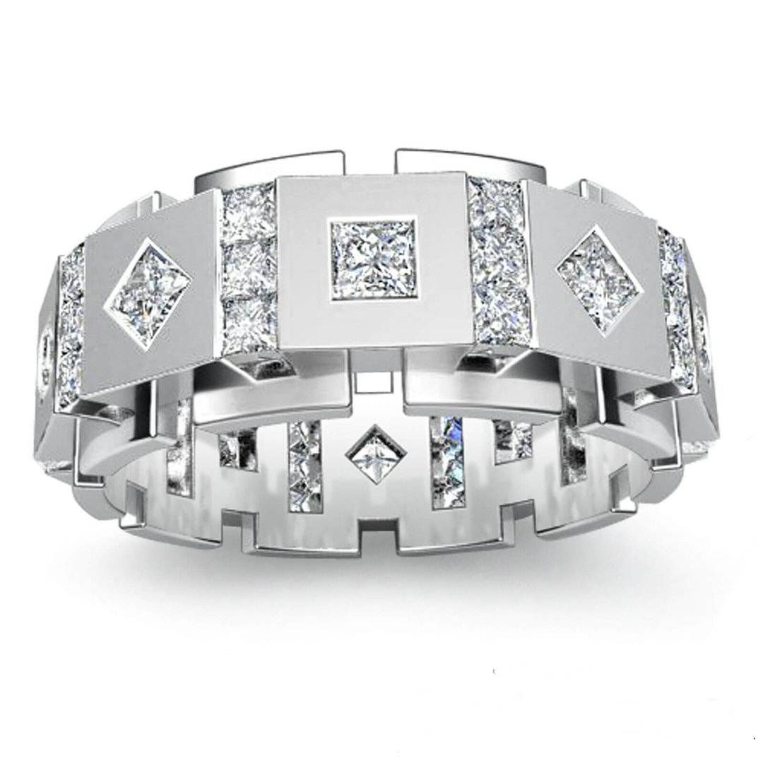 Mens Platinum Diamond Wedding Ring – Mens Wedding Ring Regarding Male Platinum Wedding Rings (View 13 of 15)