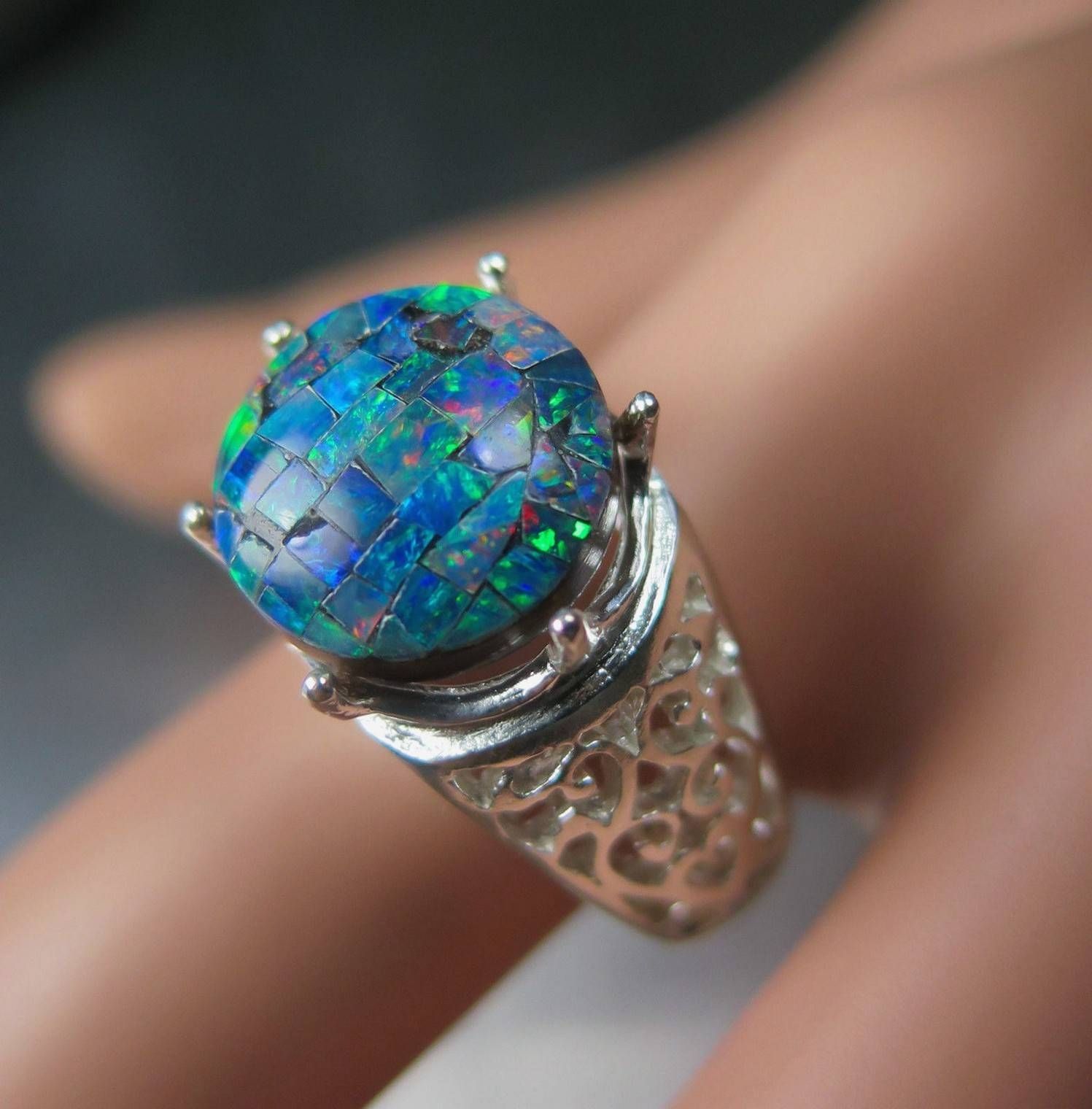New Australian Opal Engagement Rings – Team 570 Inside Australia Opal Engagement Rings (View 6 of 15)