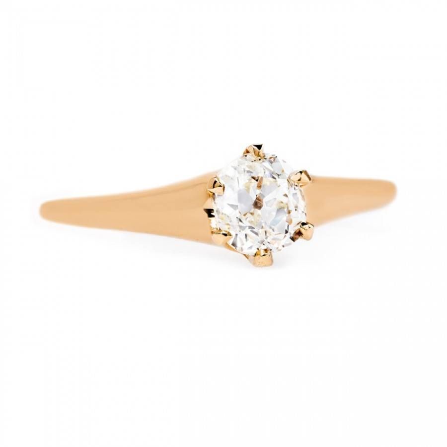 Perfectly Simple Victorian Solitaire | Chandler For Chandler Engagement Rings (View 6 of 15)