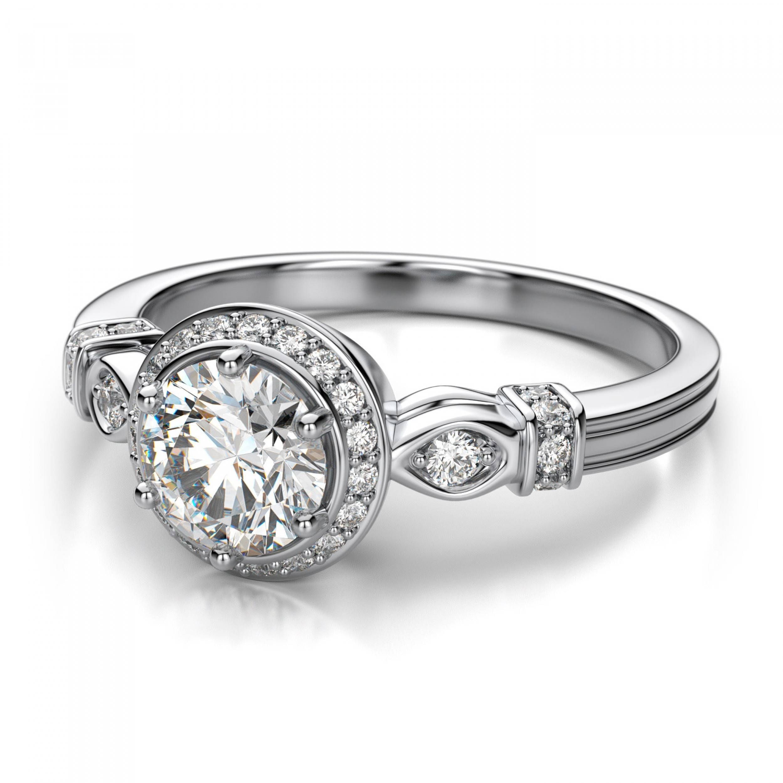 Round Vintage Engagement Rings | Wedding, Promise, Diamond With Regard To Antique Round Diamond Engagement Rings (View 2 of 15)