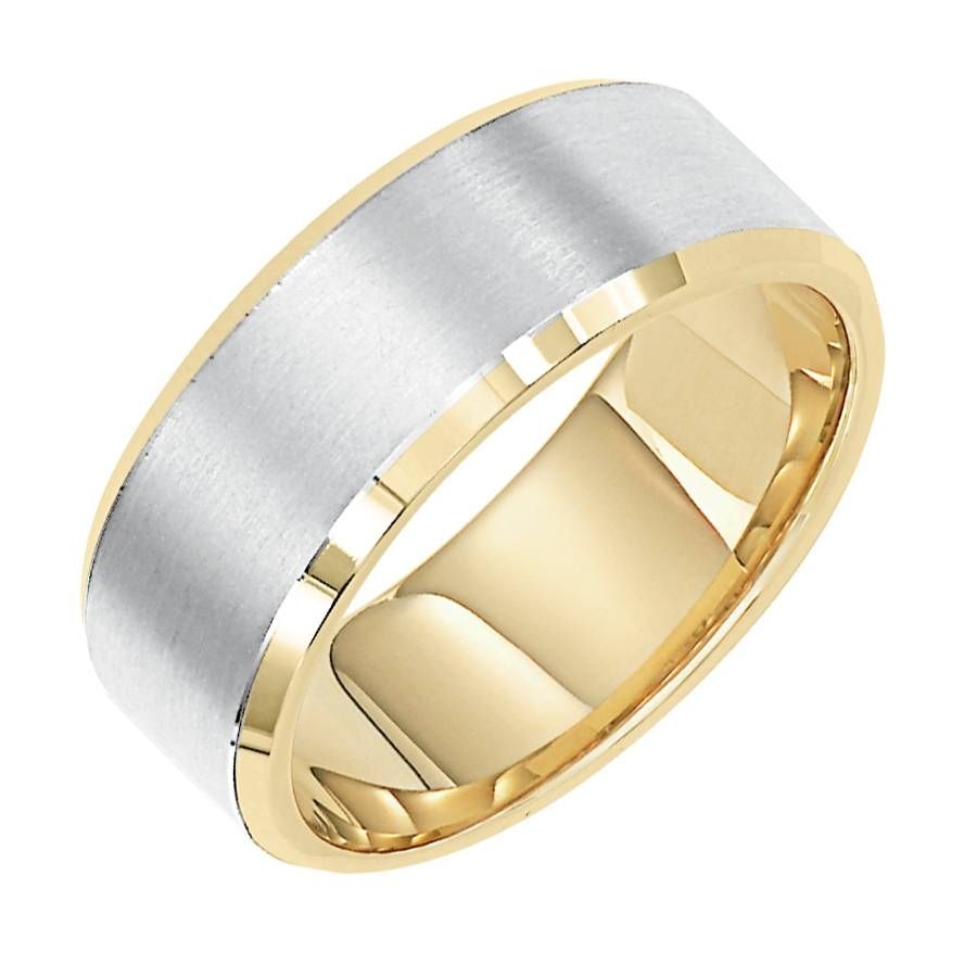 Top Men's Wedding Bands For 2015 Intended For Mens 2 Tone Wedding Bands (View 8 of 15)