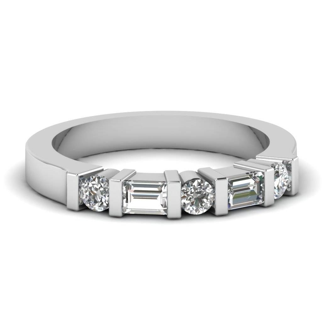 Wedding Rings : Channel Set Baguette Wedding Band Diamond Eternity With Recent Mens Baguette Diamond Wedding Bands (View 8 of 15)