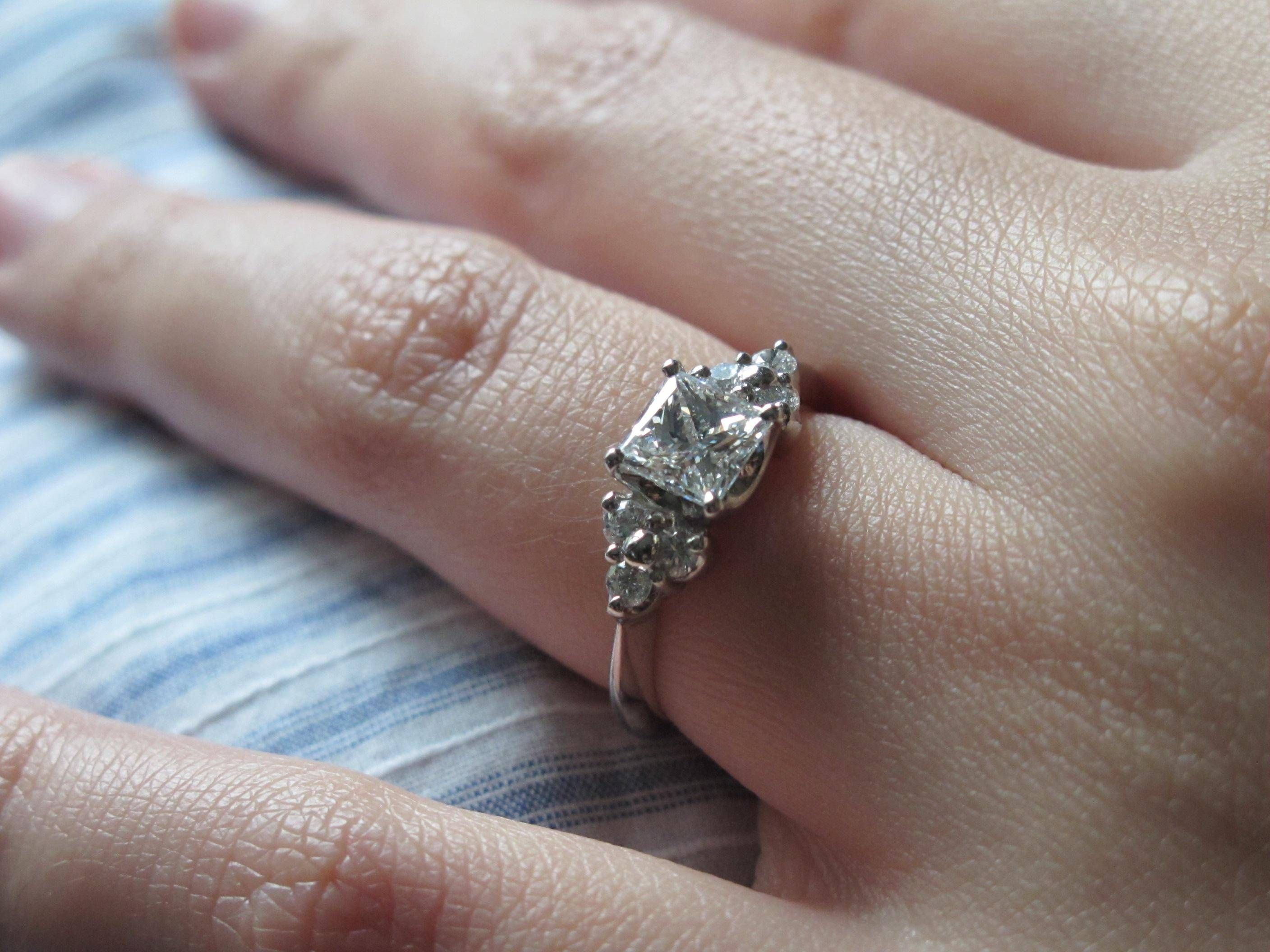 Wedding Rings : Diamond Prong Setting Types Semi Mount Ring In Wedding Rings Settings Without Center Stone (View 13 of 15)