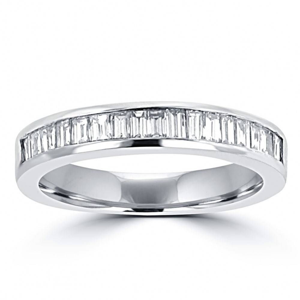 Wedding Rings : Platinum Wedding Bands Mens Baguette Wedding Band With Regard To 2017 Mens Baguette Diamond Wedding Bands (View 12 of 15)