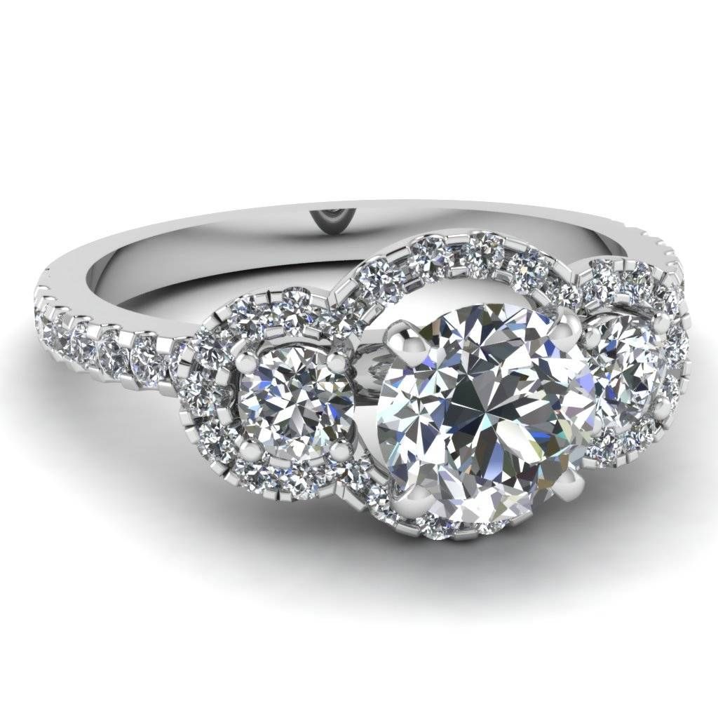 Wedding Rings : Trio Wedding Ring Sets Yellow Gold Wedding Ring For Big Diamond Engagement Rings (View 15 of 15)