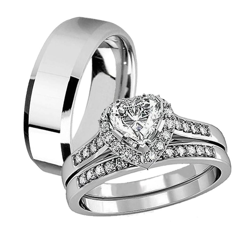 Wedding Rings : Tungsten Carbide Engagement Rings Tungsten Vs Pertaining To Tungsten Carbide Womens Wedding Rings (View 14 of 15)