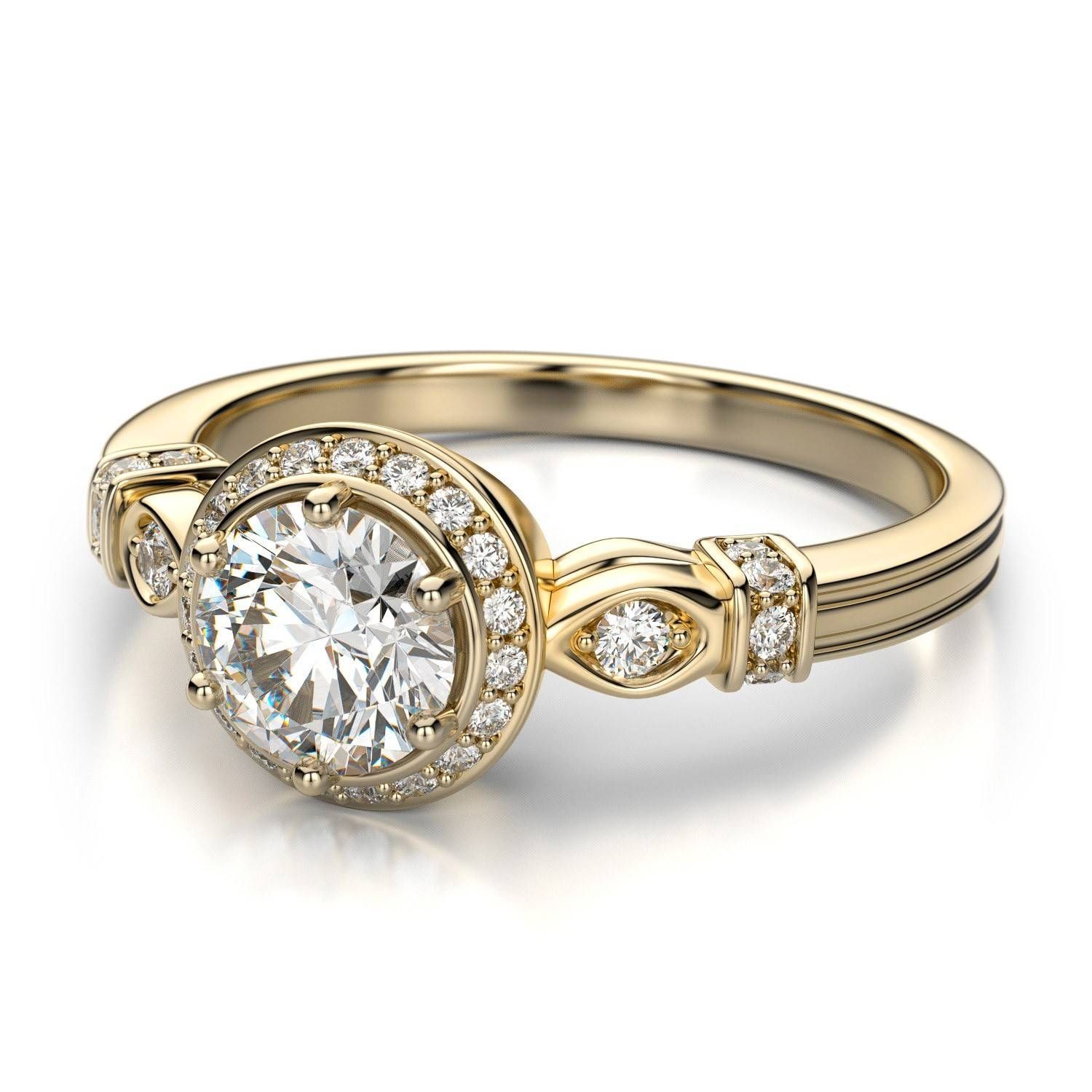 Wedding Rings : Wedding Rings Sets At Walmart His And Her Rings Regarding Vintage Yellow Gold Wedding Rings (View 2 of 15)
