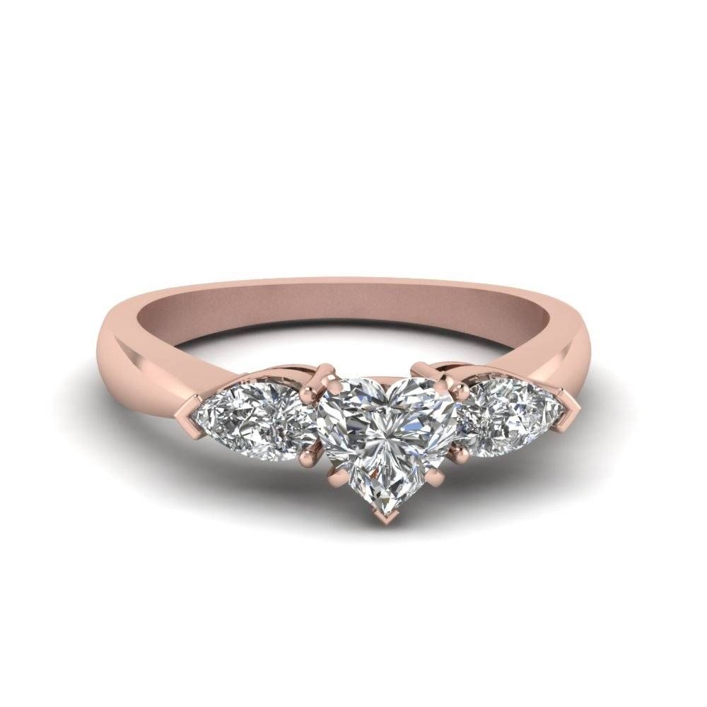 Affordable 3 Stone Heart Shaped Engagement Rings | Fascinating With Regard To Recent 3 Stone Anniversary Rings (View 17 of 25)