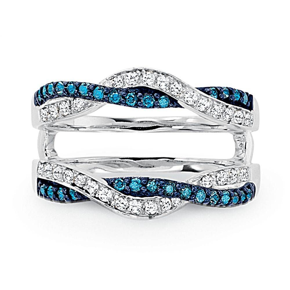 Blue Diamond Anniversary Ring With Regard To Latest Blue Diamond Anniversary Rings (View 2 of 25)